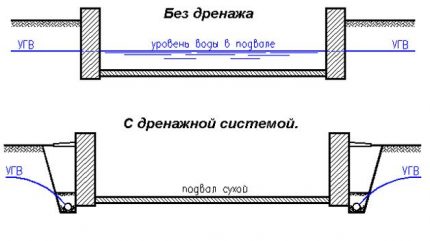 Basement water level