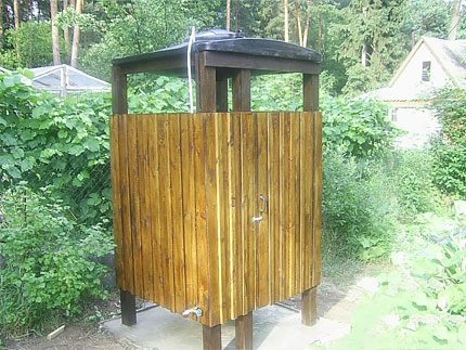 The simplest shower cabin in the country