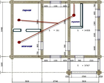 Lay-out lijn optie