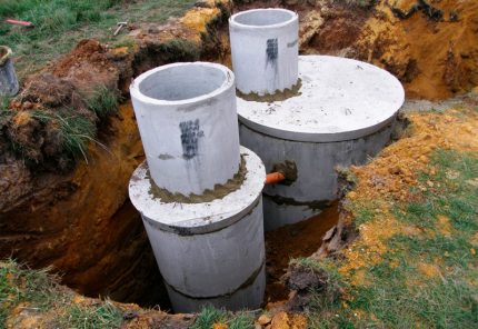 Instalação de tanques de concreto