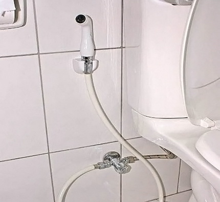 Bidet toilet boven