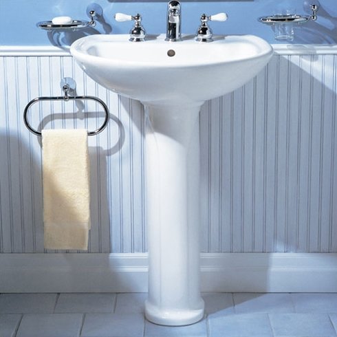 Lavabo con pedestal