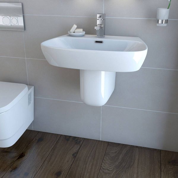 Yarı ayaklı lavabo