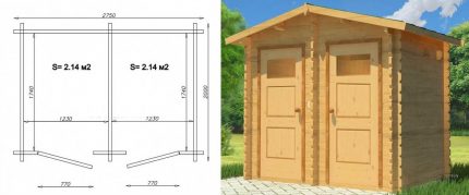 Rajz egy kombinált WC-vel zuhannyal