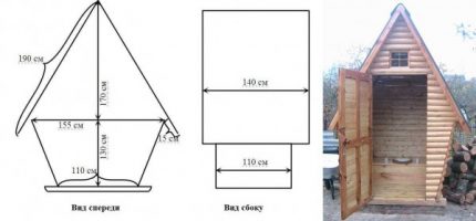 Construcció de casa de camp com cabana