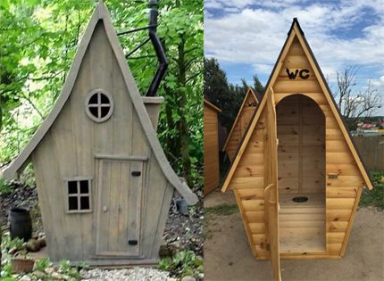 Εξοχικές τουαλέτες Hut και Birdhouse