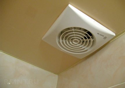 Bathroom ventilation