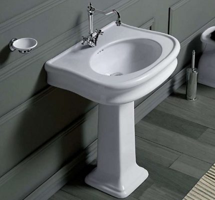 Lavabo de pedestal