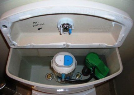 Two-flush tank