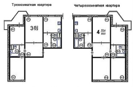 Разположение на бани в големи апартаменти