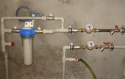 Unit meter air sistem bekalan air