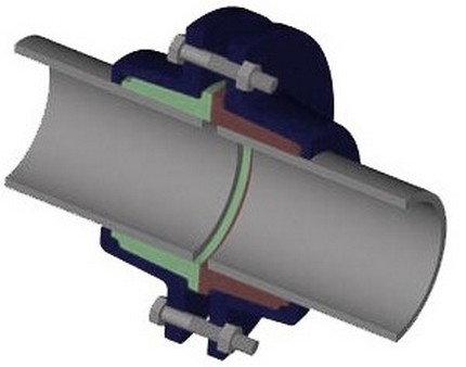 Diagram ng pag-install ng clamp