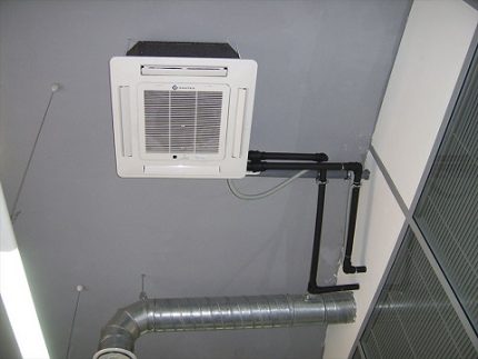 Ceiling fan coil