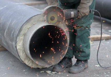 Rørbeskæringsslibemaskine med stor diameter