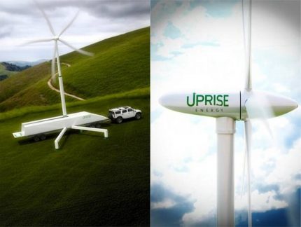 Mobilna turbina wiatrowa Uprise