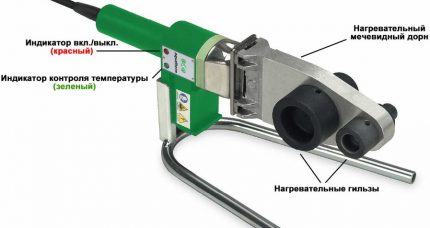 Estrutura de ferro de solda de tubo