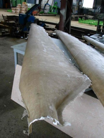 Fiberglass blade