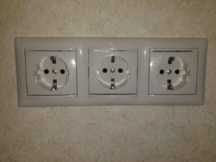 Euro power socket