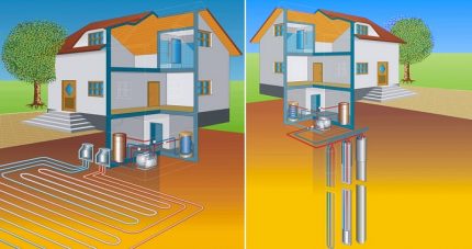 Verticale en horizontale warmtepompcommunicatie