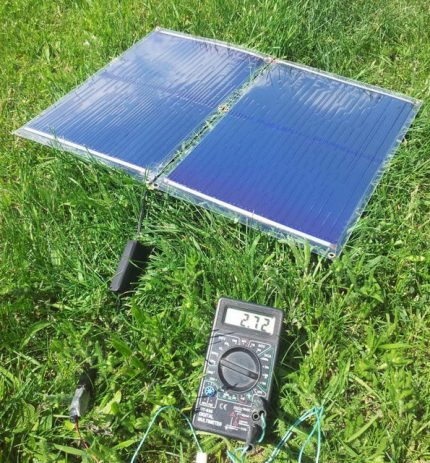 Panel solar flexible