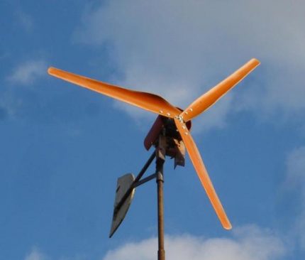 Horizontaler Windgenerator