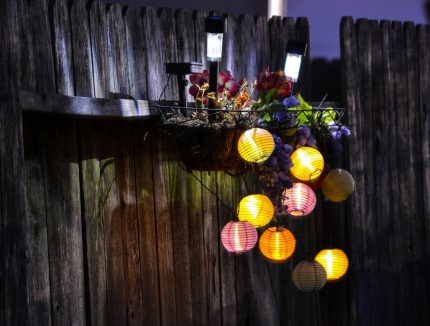 Mounted solar lights