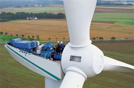 Berechnung der Leistung einer Windmühle