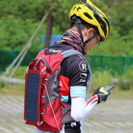 Mochila con energía solar