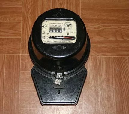 Verouderde elektrische meter