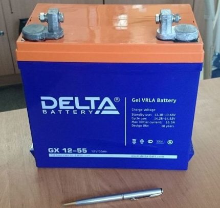 Delta Bateri Gel