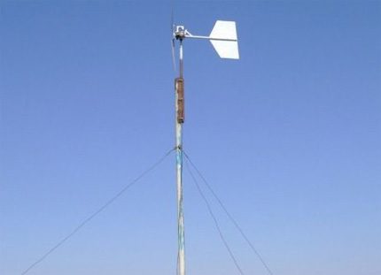 Mast generator eolian