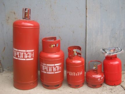 Cilindri de gaz pentru arme de căldură