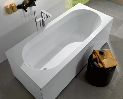 Rectangular bath