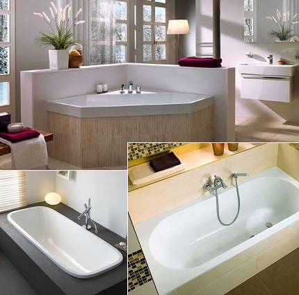 Built-in bathtubs