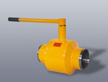 Ball welded gas valve