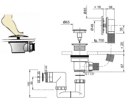 Scheme of automatic strapping Cx