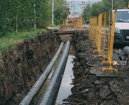 Replacing gas pipes