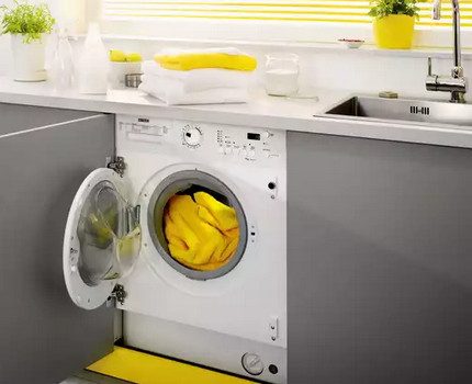 Ang built-in na washing machine