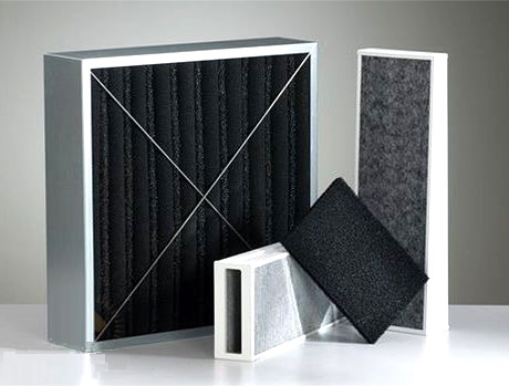 Charcoal filters in exhaust hoods