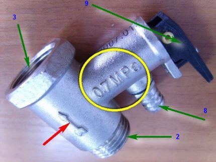 Éléments de soupape de décharge