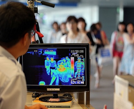 Thermogram van levende organismen