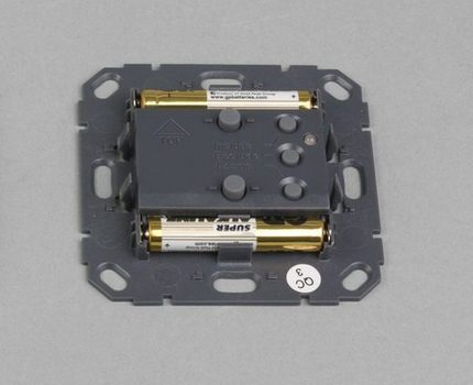 Battery location in the wireless module