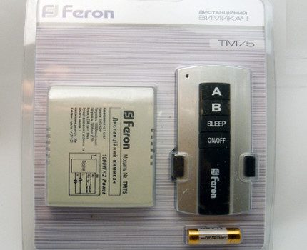 Comutator wireless Feron TM-75