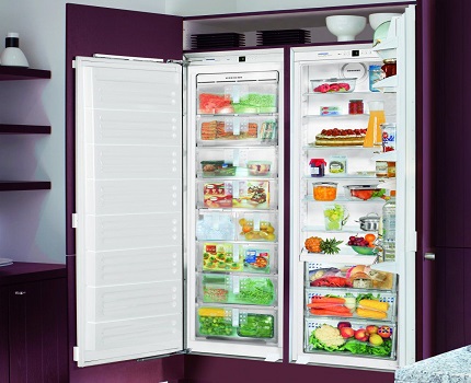 Fridge with freezer