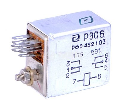 Menandakan relay elektromagnetik