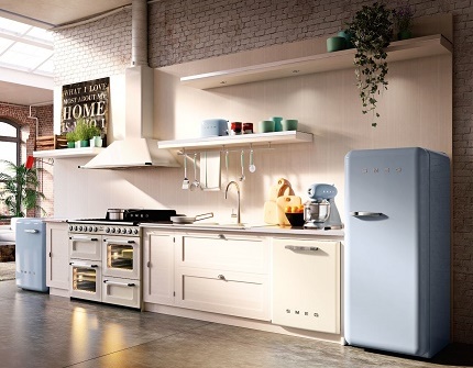 Variedade modelo de refrigeradores Smeg