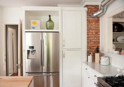 Refrigerador de tres cámaras de fabricación italiana