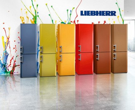 Seletor de cores de geladeira Liebher