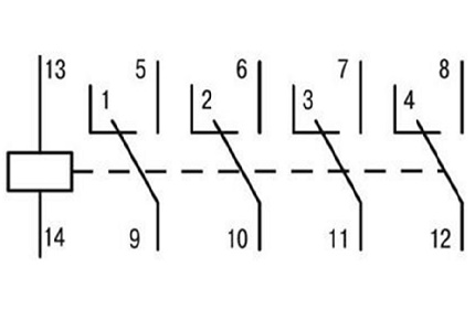 Diagrama do circuito do relé