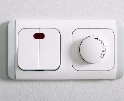 Dimmer combinat